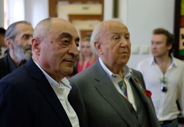 Художник Важа Окиташвили и президент Российской академии художеств Зураб Церетели - Sputnik Грузия