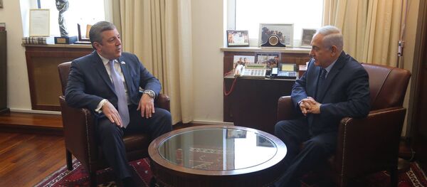 გიორგი კვირიკაშვილი და ბენიამინ ნეთანიაჰუ - Sputnik საქართველო