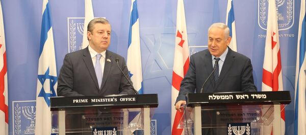 Георгий Квирикашвили и Беньямин Нетаньяху - Sputnik Грузия