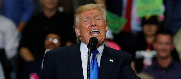 Президент США Дональд Трамп выступает в Янгстауне, Огайо - Sputnik Грузия