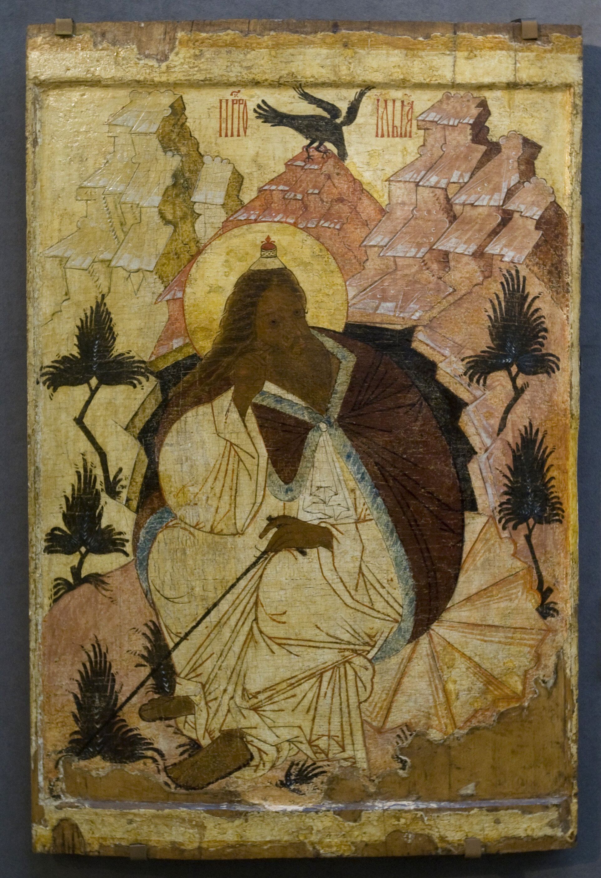 Икона Пророк Илья в пустыне (XV в.) - Sputnik Грузия, 1920, 21.07.2023