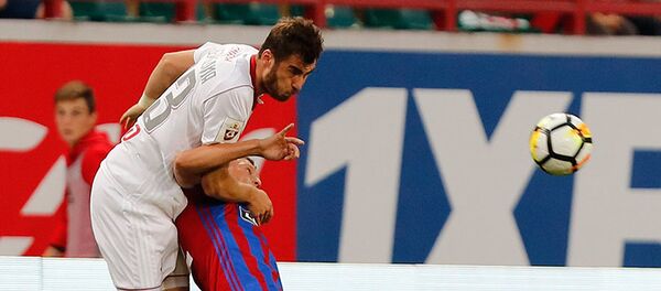 Игрок клуба Локомотив Москва Саба Кверквелия - Sputnik Грузия