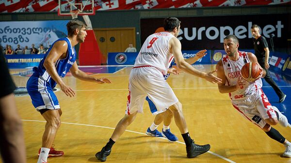 Матч по баскетболу между сборными Грузии и Чехии - Sputnik Грузия