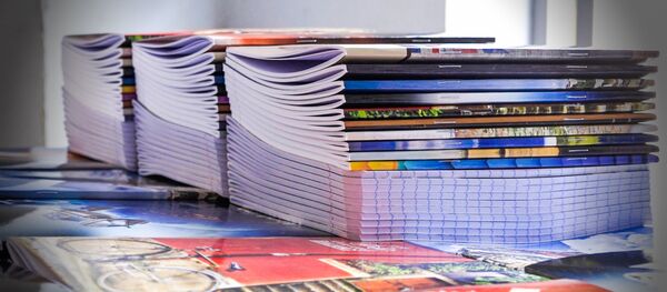 Как в Грузии делают школьные тетради - Sputnik Грузия