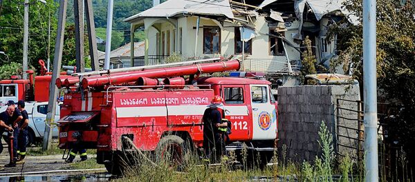 Разрушенный в результате взрыва на газозаправочной станции жилой дом - Sputnik Грузия