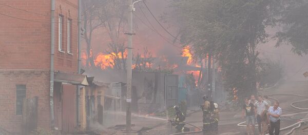 Пожар в Ростове-на-Дону - Sputnik Грузия