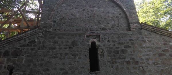 Монастырь Иоанна Крестителя, где обнаружена могила царя Квирике III - Sputnik Грузия