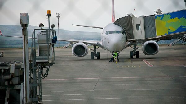 Пассажирский самолет у терминала в тбилисском аэропорту - Sputnik Грузия