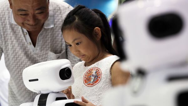 В Китае открылась Всемирная конференция роботов. На конференции ведущие мировые предприятия и научно-исследовательские институты покажут свои последние достижения в робототехнике - Sputnik Грузия