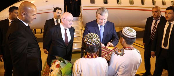 Премьер-министр Грузии Георгий Квирикашвили в Туркменистане Премьер-министр Грузии Георгий Квирикашвили в Туркменистане - Sputnik Грузия