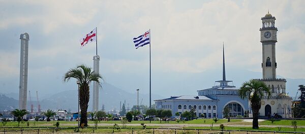 Морской вокзал в Батуми и набережная - Sputnik Грузия