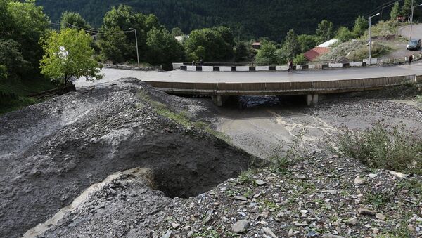 Ситуация в Сванети после наводнения - Sputnik Грузия