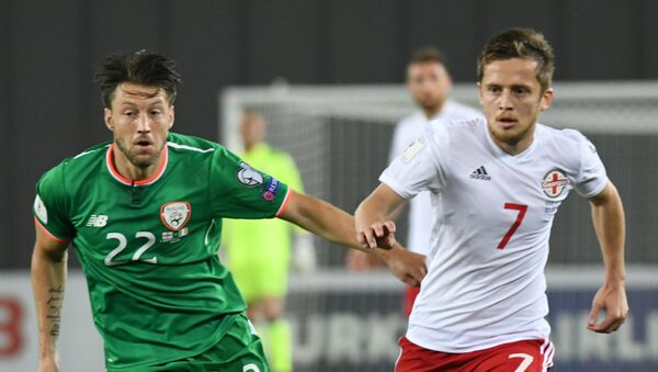 Матч между сборными Грузии и Ирландии по футболу - Sputnik Грузия