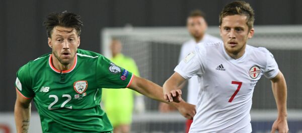Матч между сборными Грузии и Ирландии по футболу - Sputnik Грузия