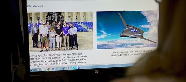 Проект самолета будущего, разработанный студентами Колумбийского университета Нью-Йорка - Sputnik Грузия
