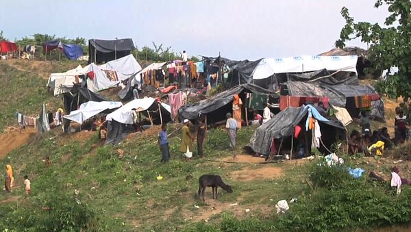 Беженцы рохинджа, бежавшие в Бангладеш из Мьянмы - Sputnik Грузия