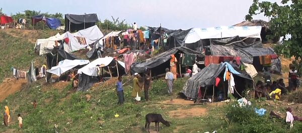 Беженцы рохинджа, бежавшие в Бангладеш из Мьянмы - Sputnik Грузия