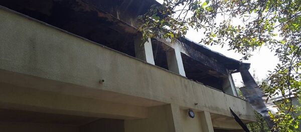 Пожар в доме оппозиционера Дмитрия Лорткипанидзе - Sputnik Грузия