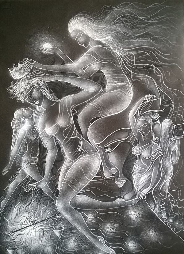 თიკო ჟღენტის ნამუშევარი თიკო ჟღენტის ნამუშევარი - Sputnik საქართველო