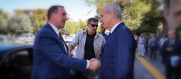 მიხეილ გიორგაძე და ნუმან ქურთულმუში მიხეილ გიორგაძე და ნუმან ქურთულმუში - Sputnik საქართველო