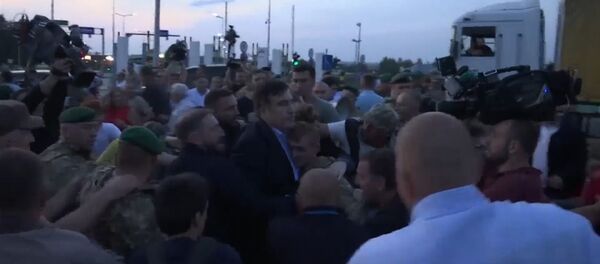Прорыв Саакашвили через польско-украинскую границу - Sputnik Грузия