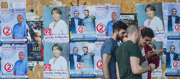 Предвыборная агитация в Тбилиси - Sputnik Грузия