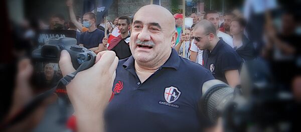 Один из основателей движения марш грузин, известный грузинский певец Гия Коркоташвили - Sputnik Грузия