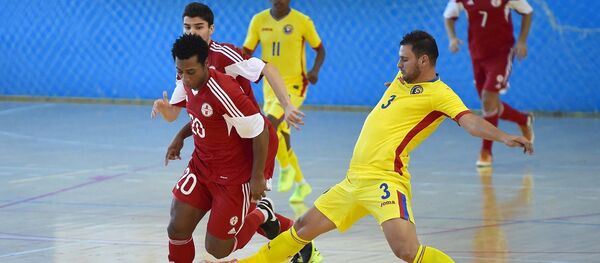 Сборная Грузии по футзалу сыграла вничью 2:2 в городе Дева с командой Румынии - Sputnik Грузия