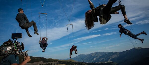 ფილმ „მამიკოს გოგოს“ გადაღება - Sputnik საქართველო