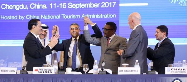 ზურაბ პოლოლიკაშვილი ტურიზმის მსოფლიო ორგანიზაციის გენერალურ მდივნად ერთხმად დაამტკიცეს ზურაბ პოლოლიკაშვილი ტურიზმის მსოფლიო ორგანიზაციის გენერალურ მდივნად ერთხმად დაამტკიცეს - Sputnik საქართველო