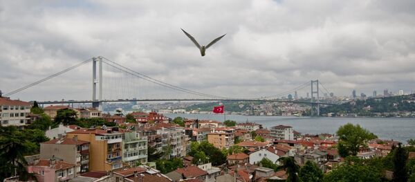 Мост через пролив Босфор, соединяющий азиатскую и европейскую части города Стамбула - Sputnik Грузия