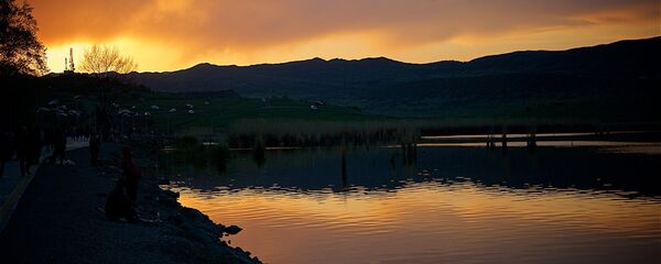 Закат на озере - Sputnik Грузия