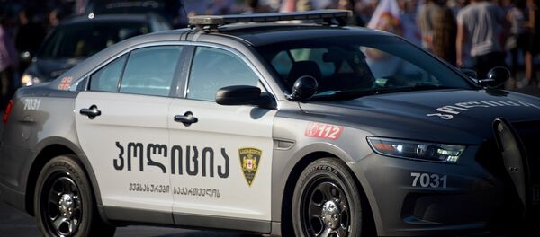 Патрульная полиция во время акции протеста - Sputnik Грузия