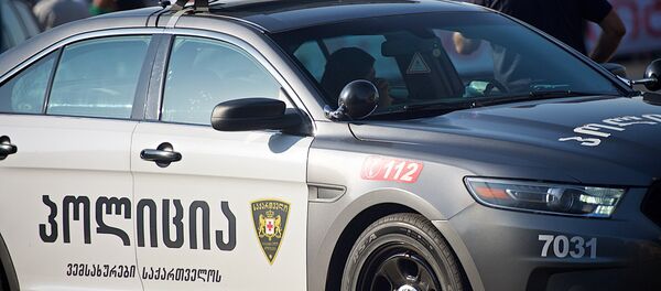 Патрульная полиция во время акции протеста - Sputnik Грузия