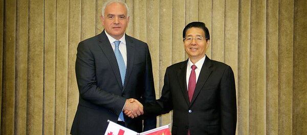 გიორგი მღებრიშვილი და გუო შენგკუნი გიორგი მღებრიშვილი და გუო შენგკუნი - Sputnik საქართველო