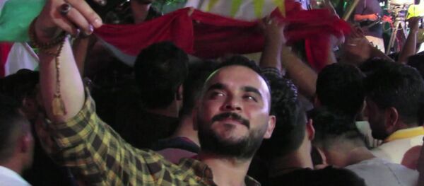 Как курды отметили референдум в Эрбиле - Sputnik Грузия