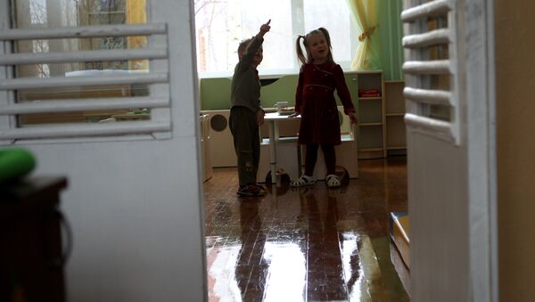 Воспитанники детского дома, архивное фото - Sputnik Грузия