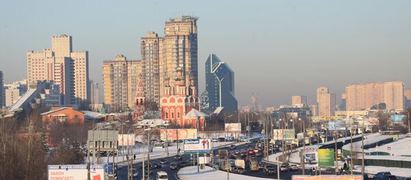 Храм Архангела Михаила в Тропареве на проспекте Вернадского в Москве - Sputnik Грузия