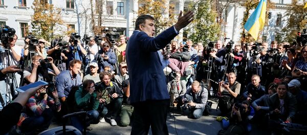 Экс-президент Грузии Михаил Саакашвили - Sputnik Грузия