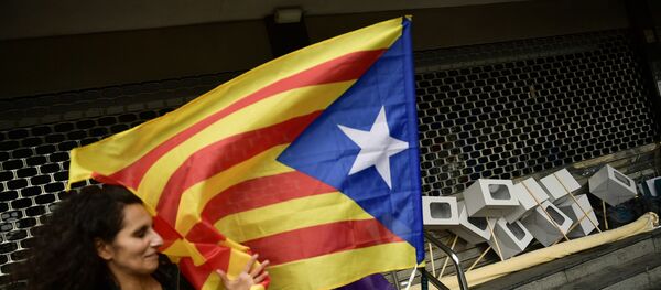 Демонстрация в поддержку независимости Каталонии в Бильбао, Испания - Sputnik Грузия