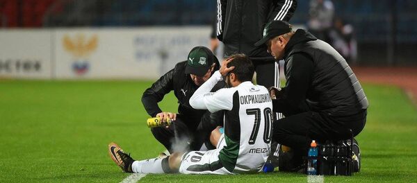 Полузащитник сборной Грузии и российского Краснодара Торнике Окриашвили получил травму - Sputnik Грузия