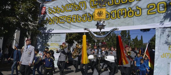 Военный оркестр Германии в Болниси - Sputnik Грузия