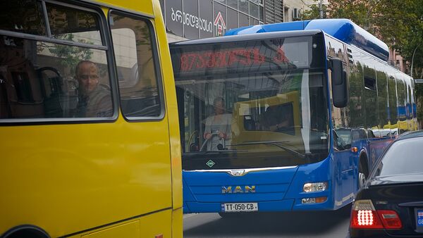 ავტობუსები თბილისში - Sputnik საქართველო