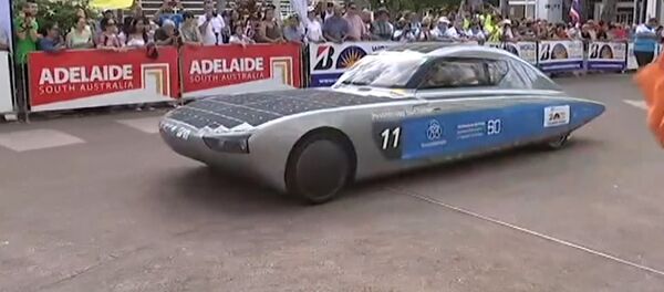 მზის ენერგიაზე მომუშავე სარბოლო ავტომობილი მზის ენერგიაზე მომუშავე სარბოლო ავტომობილი - Sputnik საქართველო