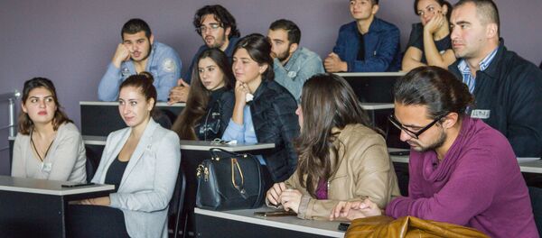 Грузинские участники ВФМС во время встречи в Тбилиси - Sputnik Грузия