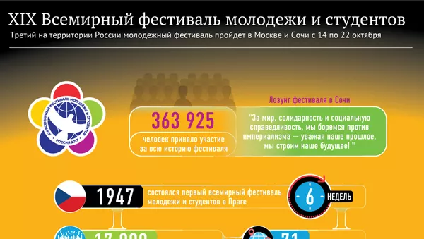 XIX Всемирный фестиваль молодежи и студентов - Sputnik Грузия