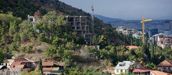 Строительство новых жилых домов в грузинской столице - Sputnik Грузия