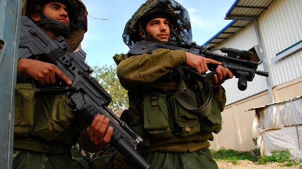 Десантники Армии обороны Израиля во время операции в Секторе Газа - Sputnik Грузия