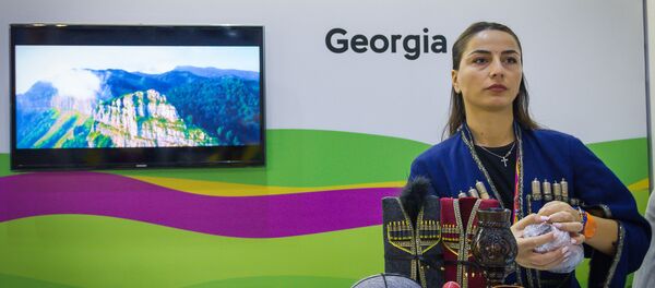 ქართული სტენდი ახალგაზრდობისა და სტუდენტობის მსოფლიო ფესტივალზე სოჭში - Sputnik საქართველო