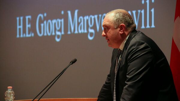 Георгий Маргвелашвили провел лекцию в Оборонном колледже НАТО - Sputnik Грузия